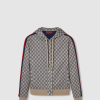 [GUCCI-구찌] 올오버 GG 로고 후드 자켓
