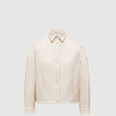 [MONCLER-몽클레어] 기하학적 퀼팅 패딩 셔츠