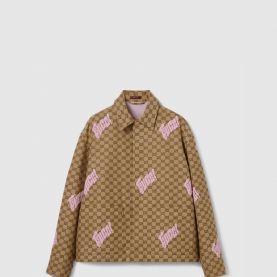 [GUCCI-구찌] 자수 캔버스 리넨 블렌드 재킷