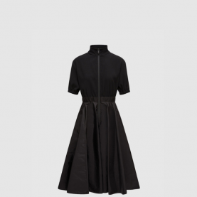 [MONCLER-몽클레어] 새틴 미디 드레스