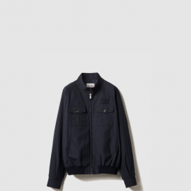 [MIUMIU-미우미우] 포켓이 달린 파나마 코튼 블루종 재킷 ML943