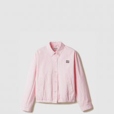 [MIUMIU-미우미우] 포플린 블루종 재킷 ML1263