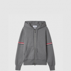 [THOM BROWNE-톰브라운] RWB 암 밴드 집업 후드(남녀공용)