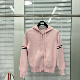 [THOM BROWNE-톰브라운] RWB 암 밴드 집업 후드(남녀공용)