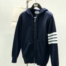 [THOM BROWNE-톰브라운]사선 세일보트 인타르시아 후드 집업