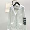 [THOM BROWNE-톰브라운]4 바 케이블 니트 가디건