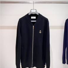 [THOM BROWNE-톰브라운]메리노 울 니트 집업 가디건