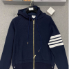 [THOM BROWNE-톰브라운] 4바 후드 집업(남여공용)