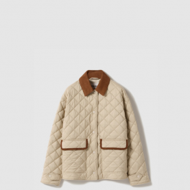 [MIUMIU-미우미우] 퀼팅 테크니컬 퐁제 블루종 ML1311