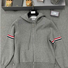 [THOM BROWNE-톰브라운]니트 후드 집업