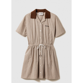[MIUMIU-미우미우] 체크 미니드레스 MF5712