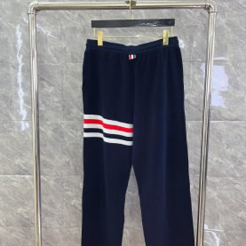 [THOM BROWNE-톰브라운]스웨이드 레그 코튼 팬츠