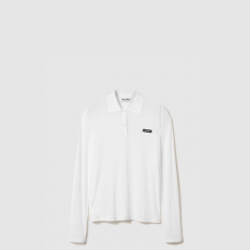 [MIUMIU-미우미우] 립 조직 저지 폴로 셔츠 MJL050