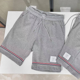 [THOM BROWNE-톰브라운]2025 네임택 언더스트라이프 스웻 팬츠