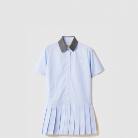 [MIUMIU-미우미우] 플리츠 스트라이프 드레스 MF5399