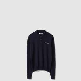 [MIUMIU-미우미우] 울 니트 폴로 셔츠 MML934