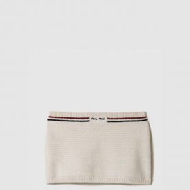 [MIUMIU-미우미우] 코튼 니트 미니스커트 MMG550