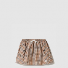 [MIUMIU-미우미우] 깅엄 체크 기능성 소재 스커트 MG2385