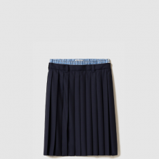 [MIUMIU-미우미우] 플리츠 바타비아 미디스커트 MG2396
