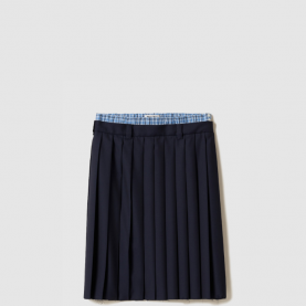 [MIUMIU-미우미우] 플리츠 바타비아 미디스커트 MG2396