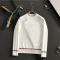 [THOM BROWNE-톰브라운] 2025 가을/겨울 트렌디한 라운드넥 울 스웨터