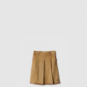 [MIUMIU-미우미우] 플리츠 스웨이드 스커트 MPD814