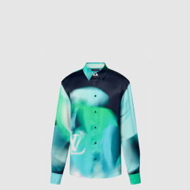 [LOUIS VUITTON-루이비통] 프린티드 실크 블렌드 셔츠 1AFAUX