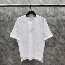 [THOM BROWNE-톰브라운]애니멀 프린트 반팔티