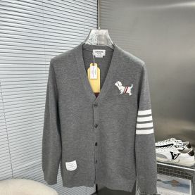 [THOM BROWNE-톰브라운]고중량 가디건 스웨터
