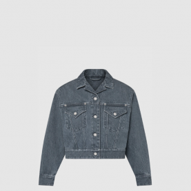 [LOUIS VUITTON-루이비통] 워시드 데님 재킷 1AFTEU