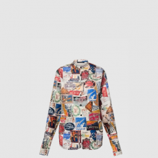 [LOUIS VUITTON-루이비통] 프린티드 실크 블렌드 셔츠 FRBLO7