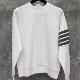 [THOM BROWNE-톰브라운] 사선 맨투맨 (남녀공용)