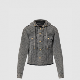 [LOUIS VUITTON-루이비통] 빈티지 이펙트 모노그램 데님 재킷 1AGBD3