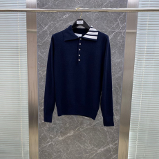 [THOM BROWNE-톰브라운]폴로 니트 (남녀공용)