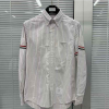 [THOM BROWNE-톰브라운]2025 테이프 멀티스트라이프 네임택 셔츠