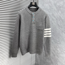 [THOM BROWNE-톰브라운]2025 가을/겨울 신상품 남성 브랜드 고품질 울 스웨터