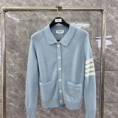 [THOM BROWNE-톰브라운]울 4-바 래글런 폴로 가디건