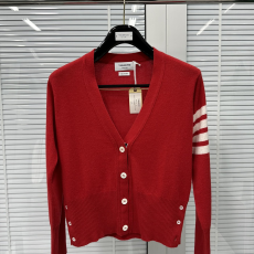 [THOM BROWNE-톰브라운]캐시미어 4바 레드 가디건
