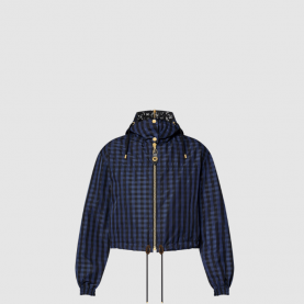 [LOUIS VUITTON-루이비통] 후디드 체크 재킷 1AGNF3