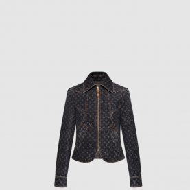 [LOUIS VUITTON-루이비통] 모노그램 데님 집업 재킷 1AGNDK