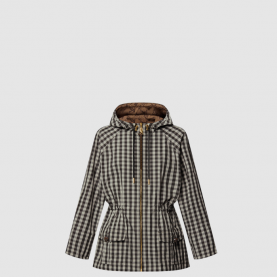 [LOUIS VUITTON-루이비통] 체크 후디드 파카 1AGNEU