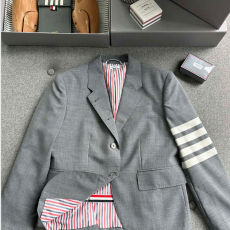 [THOM BROWNE-톰브라운]4바 울 싱글 재킷 블레이저