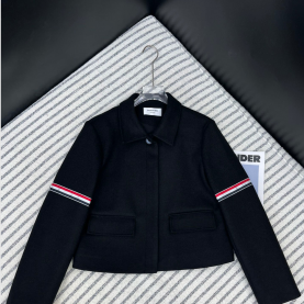 [THOM BROWNE-톰브라운]울 쇼트 싱글 코트 재킷