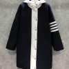 [THOM BROWNE-톰브라운]나일론 캔버스 4선 다운 풋볼 파카