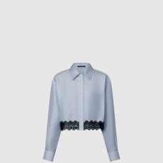 [LOUIS VUITTON-루이비통] 마히나 레이스 트림 셔츠 1AHGWF