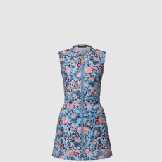 [LOUIS VUITTON-루이비통] 플로럴 바인 집업 드레스 1AHHZ4