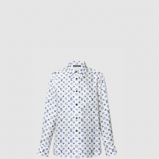 [LOUIS VUITTON-루이비통] 아쿠아렐 모노그램 실크 셔츠 1AHGW8