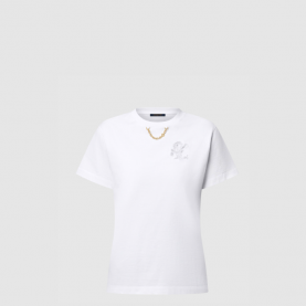 LOUIS VUITTON-루이비통] 브리티시 자수 티셔츠 1AHJFT