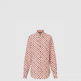 [LOUIS VUITTON-루이비통] 워시드 모노그램 실크 셔츠 1AIBA0
