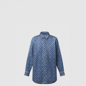 [LOUIS VUITTON-루이비통] MONOGRAM 데님 셔츠 1AI191